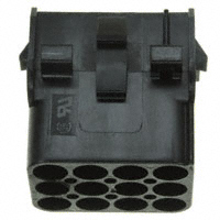 TE Connectivity AMP Connectors - 1-480709-9 - CONN U-MNL CAP 12POS 94V-2 BLK