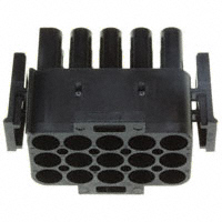 TE Connectivity AMP Connectors - 1-480710-9 - CONN U-MNL PLUG 15POS 94V-2 BLK