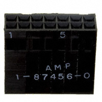 TE Connectivity AMP Connectors - 1-87456-0 - CONN HOUSING 14POS .100 DUAL