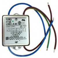 TE Connectivity Corcom Filters - 1VR3 - LINE FILTER 250VAC 1A CHASS MNT