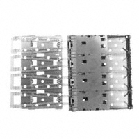 TE Connectivity AMP Connectors - 2007178-1 - CONN SFP+ CAGE 1X4 W/LIGHT SPRNG