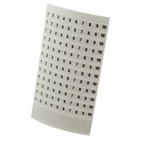 TE Connectivity AMP Connectors - 282928-1 - TERM BLOCK ADH LABEL 10POS 1-10