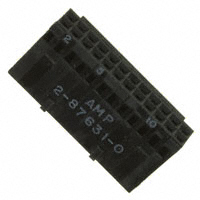 TE Connectivity AMP Connectors - 2-87631-0 - CONN HOUSING 24POS .100 POL DUAL