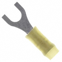 TE Connectivity AMP Connectors - 321035 - CONN SPADE TERM 22-26AWG #4 YEL