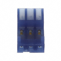 TE Connectivity AMP Connectors - 3-644043-3 - CONN RCPT 3POS BLU MTA-100 30AU