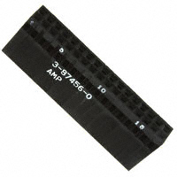 TE Connectivity AMP Connectors - 3-87456-0 - CONN HOUSING 34POS .100 DUAL