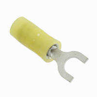 TE Connectivity AMP Connectors - 53115-2 - CONN SPADE TERM 24-26AWG #6 YEL