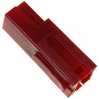 TE Connectivity AMP Connectors - 53884-4 - CONN HOUSING 1POS RED POWER LOCK