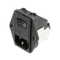 TE Connectivity Corcom Filters - 6EDL1SM - PWR ENT MOD RCPT IEC320-C14 PNL