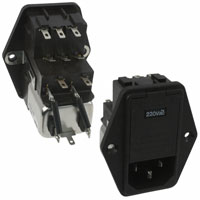 TE Connectivity Corcom Filters - 6EDL4M - PWR ENT MOD RCPT IEC320-C14 PNL