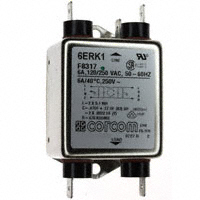 TE Connectivity Corcom Filters - 1-1609036-8 - LINE FILTER 250VAC 6A CHASS MNT