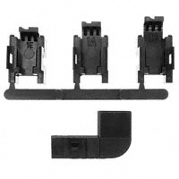 TE Connectivity AMP Connectors - 745550-1 - CONN CABLE CLAMP COVER 90DEG DB9