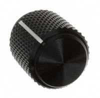 TE Connectivity ALCOSWITCH Switches - KD500B1/8 - SWITCH KNOB DIAMOND .50" BLACK