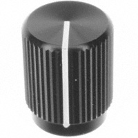 TE Connectivity ALCOSWITCH Switches - KLN500B1/4 - SWITCH KNOB STRAIGHT .50" BLACK