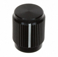 TE Connectivity ALCOSWITCH Switches - KN500B1/8 - SWITCH KNOB STRAIGHT .50" BLACK