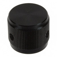 TE Connectivity ALCOSWITCH Switches - KN700B1/4 - SWITCH KNOB STRAIGHT .75" BLACK