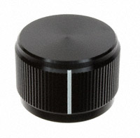 TE Connectivity ALCOSWITCH Switches - KN900B1/4 - SWITCH KNOB STRAIGHT .949" BLACK