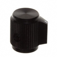TE Connectivity ALCOSWITCH Switches - KPN500B1/8 - SWITCH KNOB STRAIGHT .50" BLACK