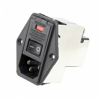 TE Connectivity Corcom Filters - 6609103-5 - PWR ENT MOD RCPT IEC320-C14 PNL