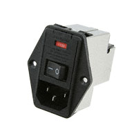 TE Connectivity Corcom Filters - 1-6609103-1 - PWR ENT MOD RCPT IEC320-C14 PNL