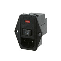 TE Connectivity Corcom Filters - PE0SXSSX0 - PWR ENT MOD RCPT IEC320-C14 PNL