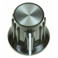 TE Connectivity ALCOSWITCH Switches - PKAP50B1/4 - SWITCH KNOB RIBBED .787" W/SKIRT