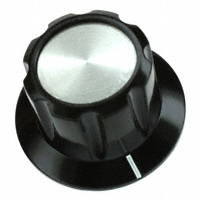 TE Connectivity ALCOSWITCH Switches - PKB90B1/4 - SWITCH KNOB FLUTED 1.5" W/SKIRT