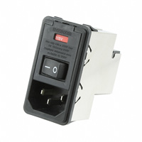 TE Connectivity Corcom Filters - 8-6609107-3 - PWR ENT MOD RCPT IEC320-C14 PNL