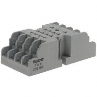 TE Connectivity Potter & Brumfield Relays - 27E166 - RELAY SOCKET CHASSIS MOUNT 4P