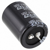 United Chemi-Con - ESMQ421VSN471MR40S - CAP ALUM 470UF 20% 420V SNAP