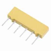 Vishay Dale - M8340107K4701GCD03 - RES ARRAY 5 RES 4.7K OHM 6SIP