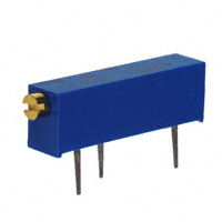 Vishay Spectrol - M43P102KB40 - TRIMMER 1K OHM 0.75W TH