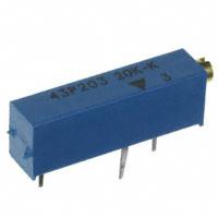 Vishay Spectrol - M43P203KB40 - TRIMMER 20K OHM 0.75W TH