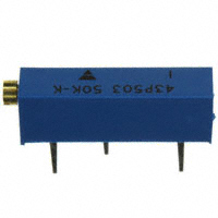 Vishay Spectrol - M43P503KB40 - TRIMMER 50K OHM 0.75W TH
