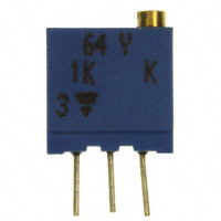 Vishay Spectrol - M64Y102KB40 - TRIMMER 1K OHM 0.5W TH