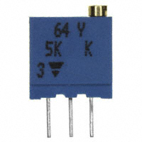 Vishay Spectrol - M64Y502KB40 - TRIMMER 5K OHM 0.5W TH