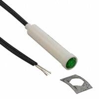 Visual Communications Company - VCC - 2112A5 - LAMP NEON GREEN 120V PC MNT