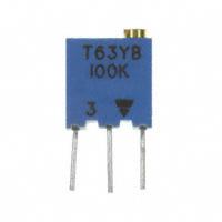 Vishay Sfernice - T63YB104KT20 - TRIMMER 100K OHM 0.25W TH