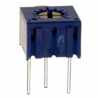 Vishay Sfernice - T73YE104KT20 - TRIMMER 100K OHM 0.5W TH