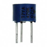 Vishay Sfernice - T7YA474MB40 - TRIMMER 470K OHM 0.5W TH