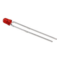 Vishay Semiconductor Opto Division - TLHR4205 - LED RED CLEAR 3MM ROUND T/H
