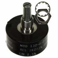 Vishay Spectrol - 132B00102 - POT 1K OHM 2.75W WIREWOUND LIN