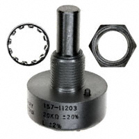 Vishay Spectrol - 157B203MX - POT 20K OHM 1W PLASTIC LINEAR