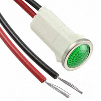 Visual Communications Company - VCC - 1092D5-12V - LED PANEL INDICATOR GREEN 12V