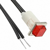 Visual Communications Company - VCC - 1050N1 - INDICATOR NEON RED PANEL MNT