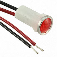 Visual Communications Company - VCC - 1092D1-12V - LED PANEL INDICATOR RED 12V