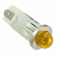 Visual Communications Company - VCC - 1092QM3-12V - LED PMI, AMBER, SMALL DOME, 12V