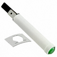 Visual Communications Company - VCC - 2112QA5 - INDICATOR NEON GREEN PANEL MNT