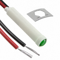 Visual Communications Company - VCC - 2113A5 - INDICATOR NEON GREEN PANEL MNT