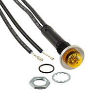 Visual Communications Company - VCC - 6010M3 - INDICATOR NEON AMBER PANEL MNT